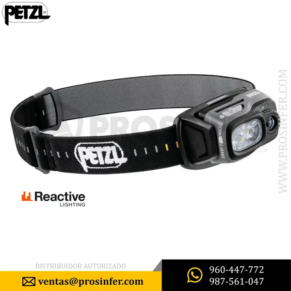 Petzl Swift RL linterna frontal recargable