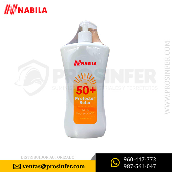 Protector Solar Nabila FPS 50+ de Litro