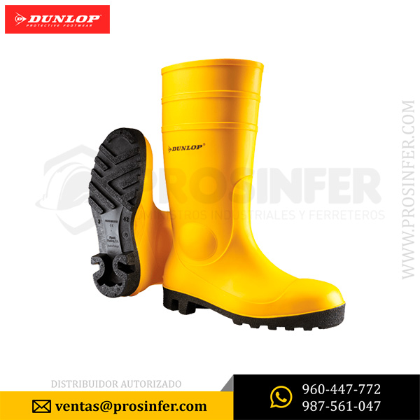 Bota Protomastor Full Safety Amarillo Dunlop