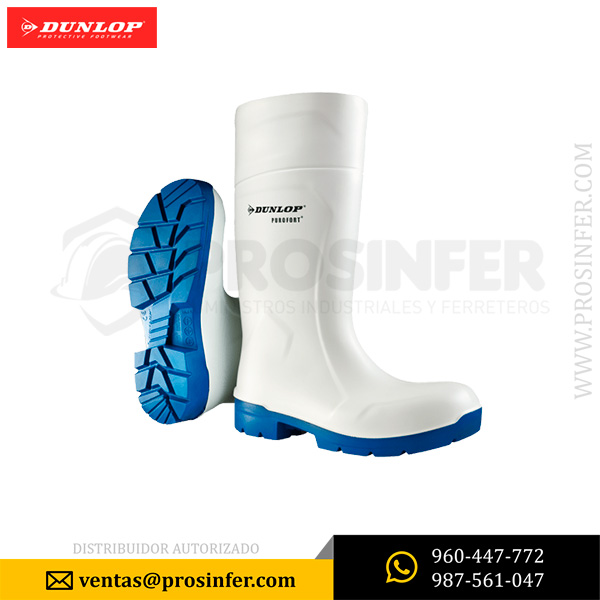 Bota Purofort Foodpro MultiGrip Safety Blanco Dunlop