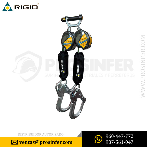 Bloque Retractil Doble N-9327-06 / 1.8 m (6 ft) Rigid