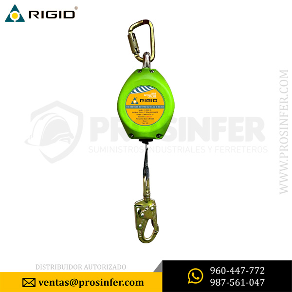 Bloque Retractil N-9320-20 / 6 m (20 ft) de Cinta Rigid
