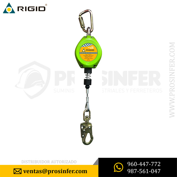 Bloque Retractil N-9420-20 / 6 m (20 ft) de Cable Rigid