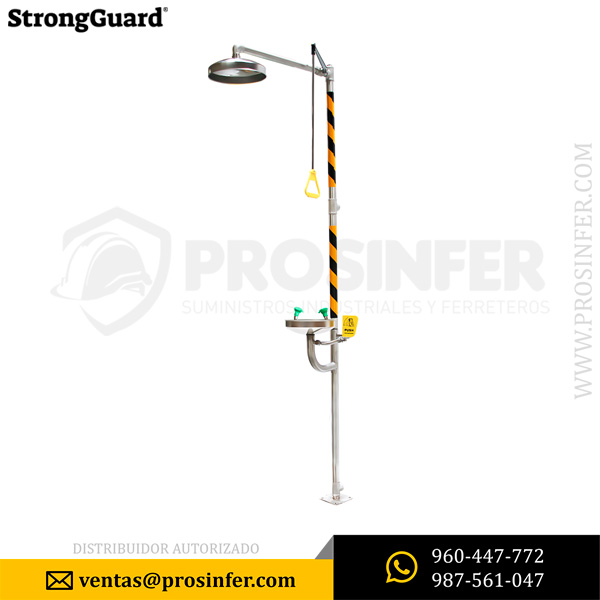 Ducha Lavaojos BD-560 Acero Inoxidable StrongGuard