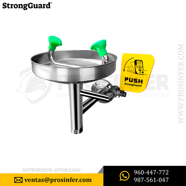 Lavaojos de Pared BD-508A Acero Inoxidable StrongGuard