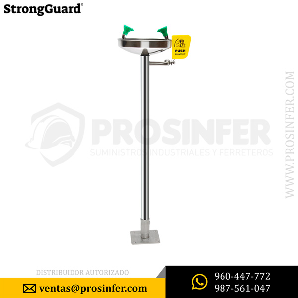 Lavaojos Pedestal BD-540C Acero Inoxidable StrongGuard