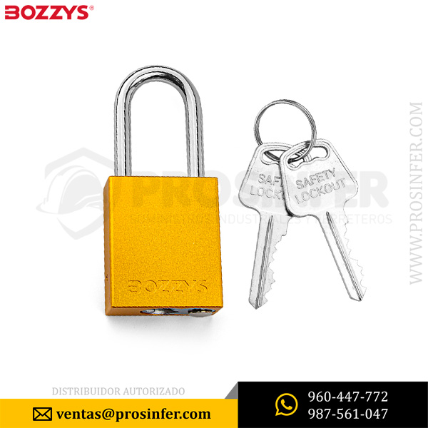 Candado de Bloqueo de Aluminio BD-A22D Dorado Bozzys