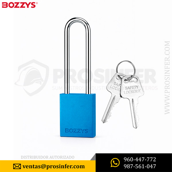 Candado de Bloqueo de Aluminio BD-A23DL Verde Bozzys