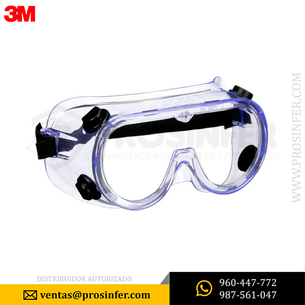 Prosinfer - Seguridad Industrial3M Gafa Goggle Chemical 3M