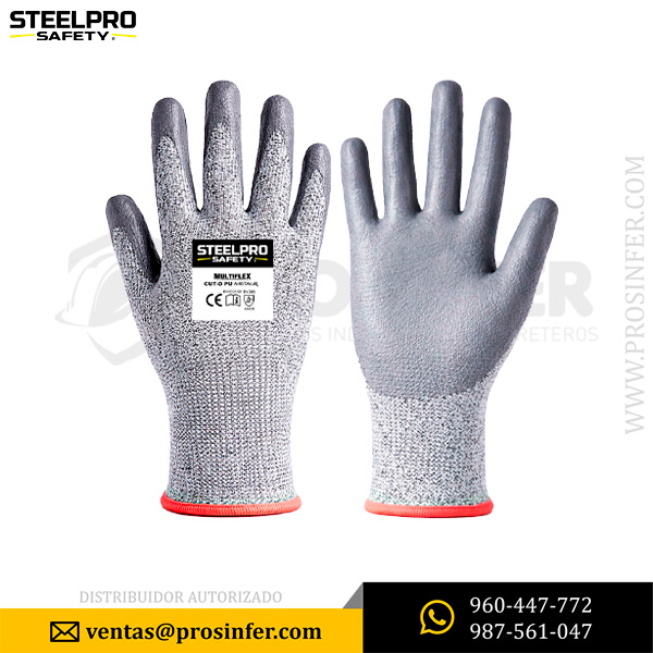 Guante Multiflex Cut-D Metal Q