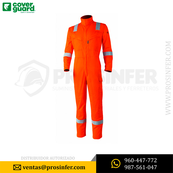 Overol Ignífugo FUJI Naranja Coverguard 8MFUCO