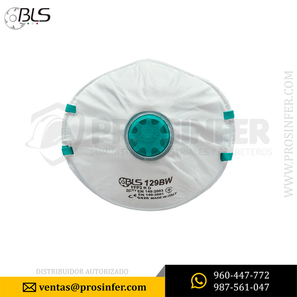 Mascarilla BLS FFP2 R D 129BW
