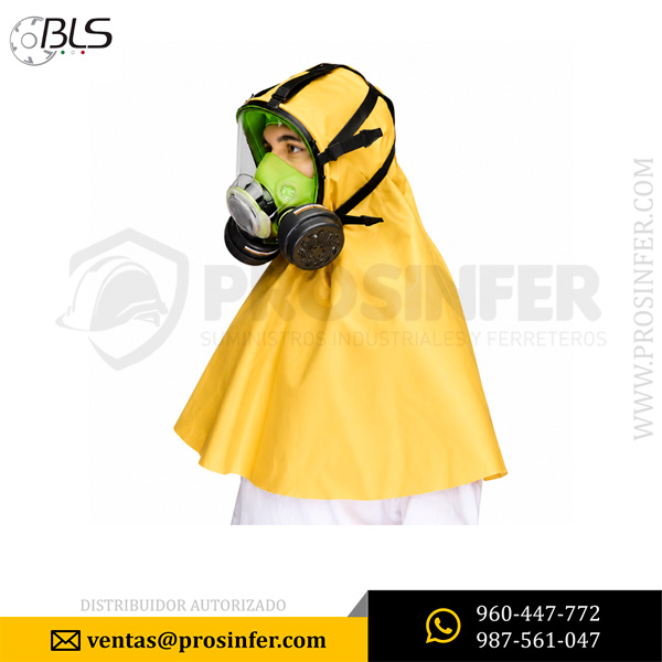 Respirador Full Face con Capucha Antiácido BLS 5700/C