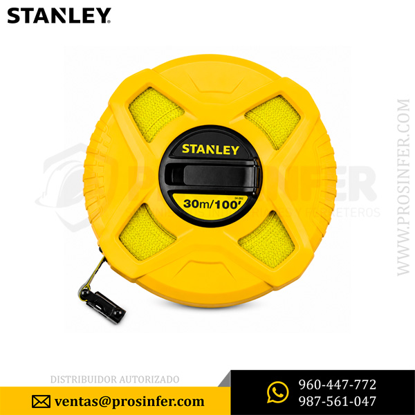 Wincha Stanley Fibra de Vidrio 30m 34-262