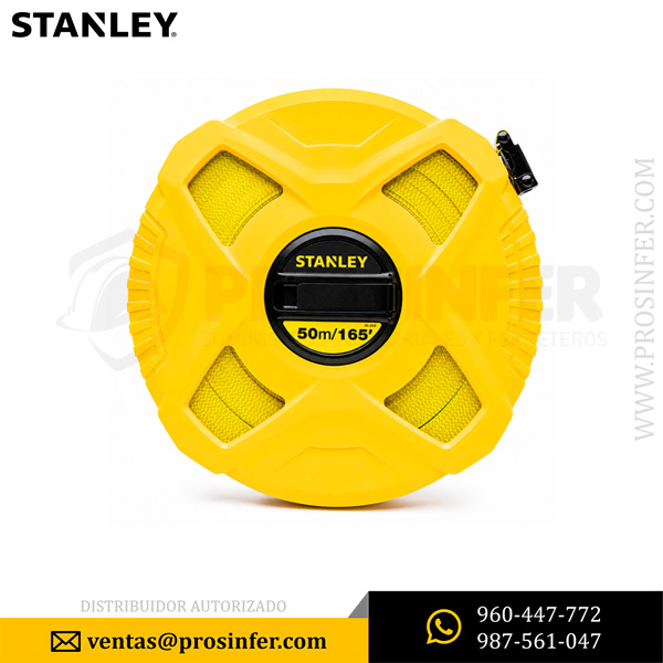 Wincha Stanley Fibra de Vidrio 50m 34-263