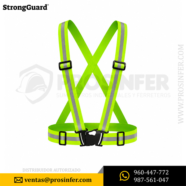 Prosinfer - Seguridad IndustrialCartucho 3M 6003 contra vapores organicos y gases ácidos Cruceta Reflectiva Elastica Amarillo StrongGuard