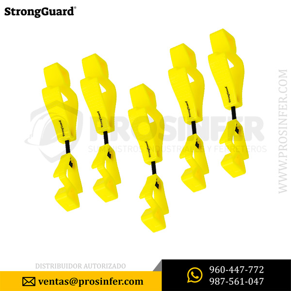 Prosinfer - Seguridad IndustrialCartucho 3M 6003 contra vapores organicos y gases ácidos Pinza / Clip de Guante AJ112 StrongGuard