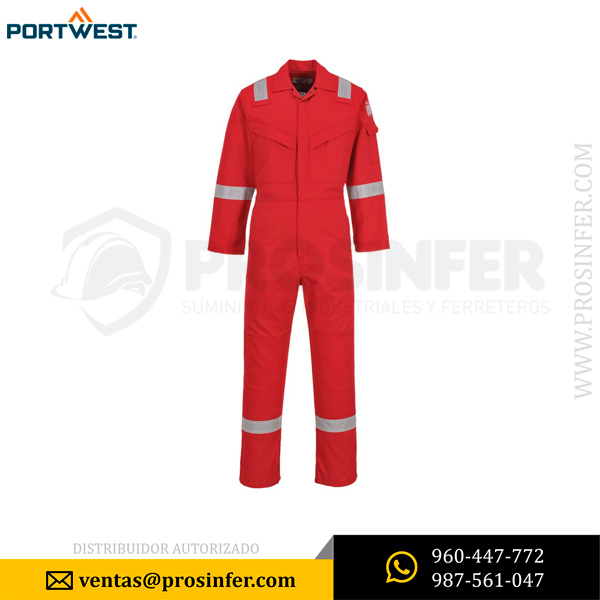 Prosinfer - Seguridad IndustrialCartucho 3M 6003 contra vapores organicos y gases ácidos Mameluco Ignífugo Rojo Portwest FR50